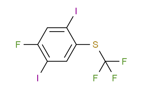 CAS No. 1803847-75-7, 1,4-Diiodo-2-fluoro-5-(trifluoromethylthio)benzene