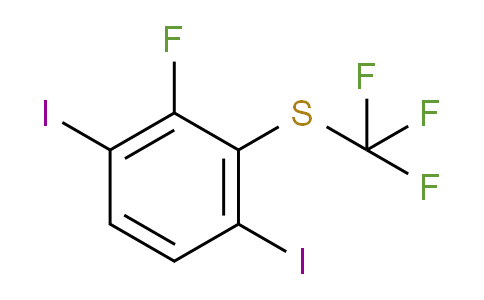 CAS No. 1803738-64-8, 1,4-Diiodo-2-fluoro-3-(trifluoromethylthio)benzene