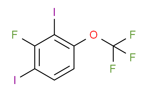CAS No. 1803738-57-9, 1,3-Diiodo-2-fluoro-4-(trifluoromethoxy)benzene