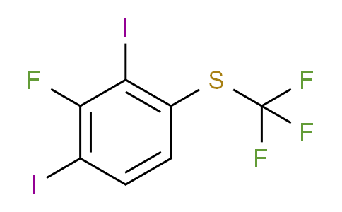 CAS No. 1806427-97-3, 1,3-Diiodo-2-fluoro-4-(trifluoromethylthio)benzene