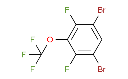 CAS No. 1803715-84-5, 1,5-Dibromo-2,4-difluoro-3-(trifluoromethoxy)benzene
