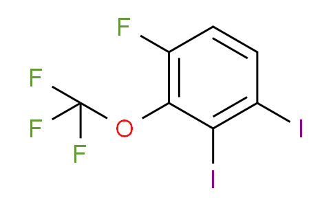CAS No. 1803847-63-3, 1,2-Diiodo-4-fluoro-3-(trifluoromethoxy)benzene