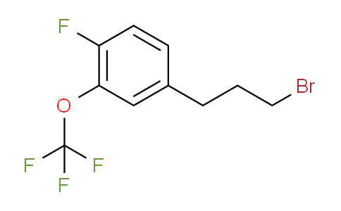 CAS No. 1804178-18-4, 1-(3-Bromopropyl)-4-fluoro-3-(trifluoromethoxy)benzene
