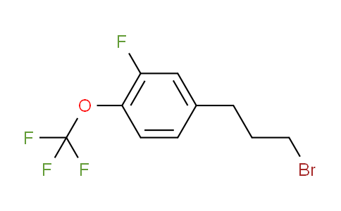 CAS No. 1806536-80-0, 1-(3-Bromopropyl)-3-fluoro-4-(trifluoromethoxy)benzene