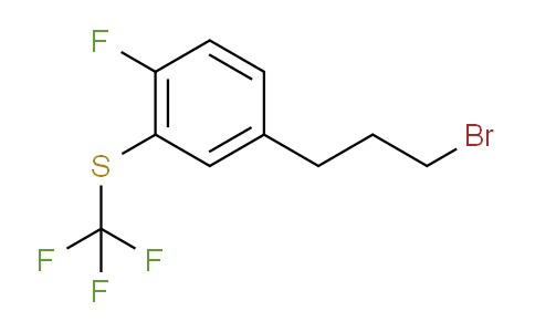 CAS No. 1806613-47-7, 1-(3-Bromopropyl)-4-fluoro-3-(trifluoromethylthio)benzene