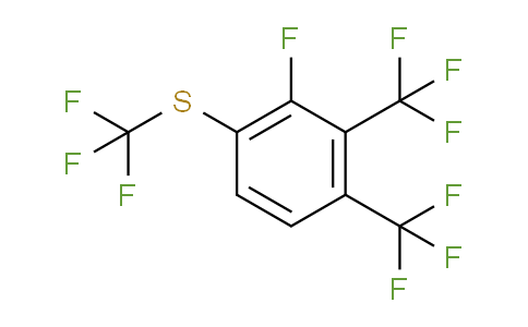 CAS No. 1805590-52-6, 1,2-Bis(trifluoromethyl)-3-fluoro-4-(trifluoromethylthio)benzene