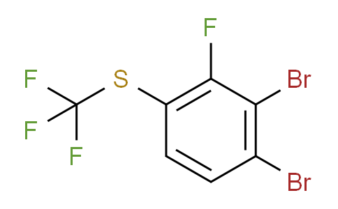 CAS No. 1804419-45-1, 1,2-Dibromo-3-fluoro-4-(trifluoromethylthio)benzene