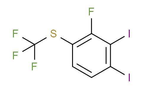 CAS No. 1803815-53-3, 1,2-Diiodo-3-fluoro-4-(trifluoromethylthio)benzene
