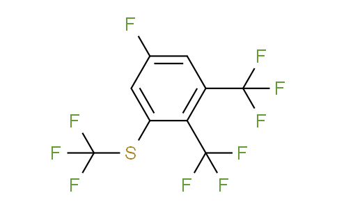 CAS No. 1805466-78-7, 1,2-Bis(trifluoromethyl)-5-fluoro-3-(trifluoromethylthio)benzene