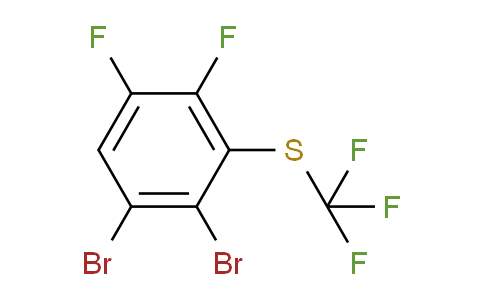 CAS No. 1803836-39-6, 1,2-Dibromo-4,5-difluoro-3-(trifluoromethylthio)benzene
