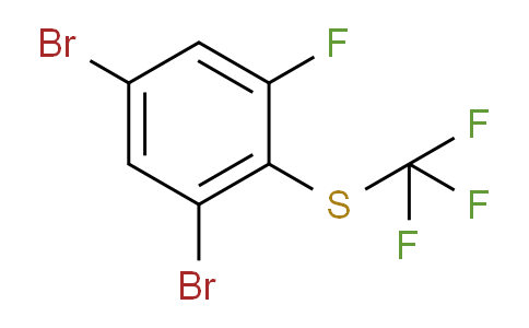 CAS No. 1806351-89-2, 1,5-Dibromo-3-fluoro-2-(trifluoromethylthio)benzene