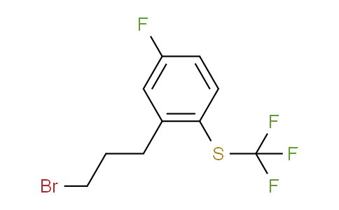 CAS No. 1806366-04-0, 1-(3-Bromopropyl)-5-fluoro-2-(trifluoromethylthio)benzene