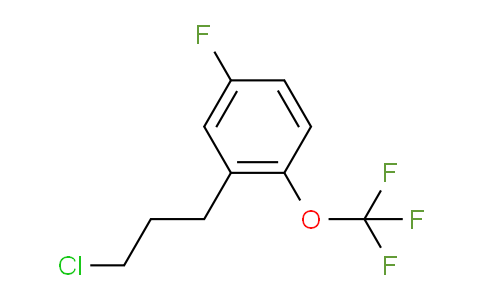 CAS No. 1804158-27-7, 1-(3-Chloropropyl)-5-fluoro-2-(trifluoromethoxy)benzene