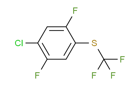 CAS No. 1805161-46-9, 1-Chloro-2,5-difluoro-4-(trifluoromethylthio)benzene