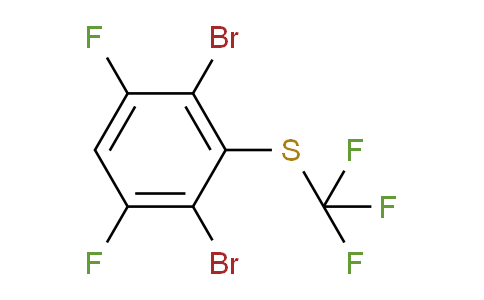 CAS No. 1806327-54-7, 1,3-Dibromo-4,6-difluoro-2-(trifluoromethylthio)benzene
