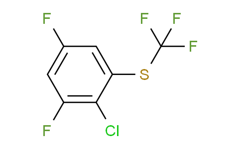 CAS No. 1805029-60-0, 1-Chloro-2,4-difluoro-6-(trifluoromethylthio)benzene