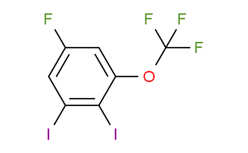 CAS No. 1803828-19-4, 1,2-Diiodo-5-fluoro-3-(trifluoromethoxy)benzene