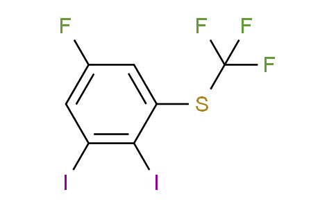 CAS No. 1803828-21-8, 1,2-Diiodo-5-fluoro-3-(trifluoromethylthio)benzene
