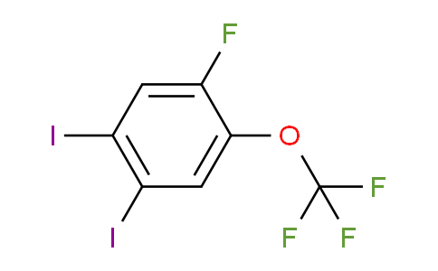 CAS No. 1803815-42-0, 1,2-Diiodo-4-fluoro-5-(trifluoromethoxy)benzene