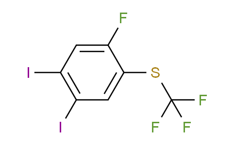 CAS No. 1806309-55-6, 1,2-Diiodo-4-fluoro-5-(trifluoromethylthio)benzene