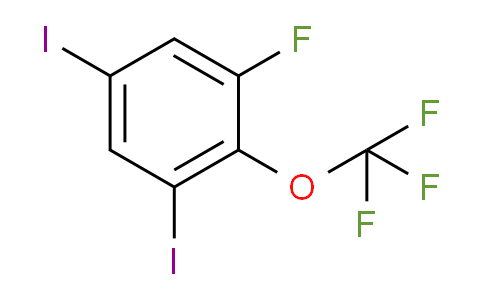 CAS No. 1803847-71-3, 1,5-Diiodo-3-fluoro-2-(trifluoromethoxy)benzene