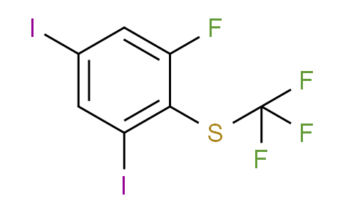 CAS No. 1806309-69-2, 1,5-Diiodo-3-fluoro-2-(trifluoromethylthio)benzene