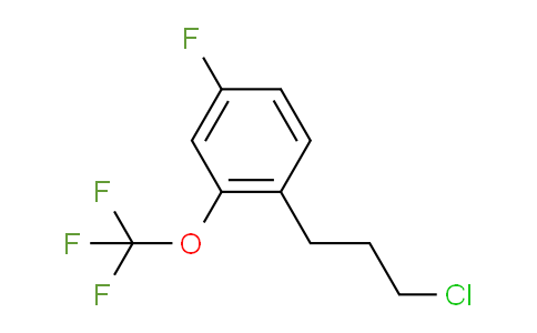 CAS No. 1806401-98-8, 1-(3-Chloropropyl)-4-fluoro-2-(trifluoromethoxy)benzene