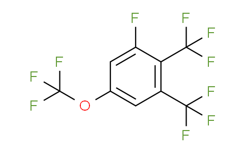 CAS No. 1807121-02-3, 1,2-Bis(trifluoromethyl)-3-fluoro-5-(trifluoromethoxy)benzene