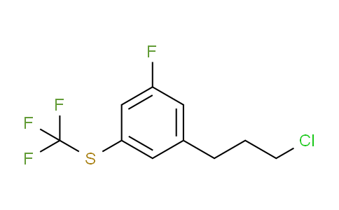 CAS No. 1805704-16-8, 1-(3-Chloropropyl)-3-fluoro-5-(trifluoromethylthio)benzene
