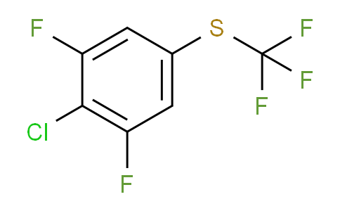 CAS No. 1805118-25-5, 1-Chloro-2,6-difluoro-4-(trifluoromethylthio)benzene