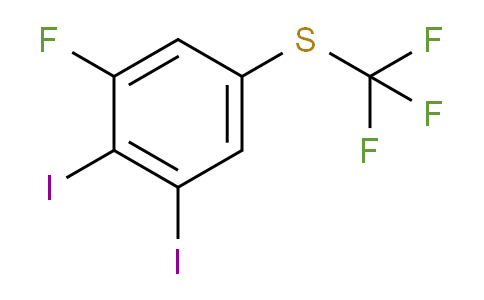 CAS No. 1803784-09-9, 1,2-Diiodo-3-fluoro-5-(trifluoromethylthio)benzene
