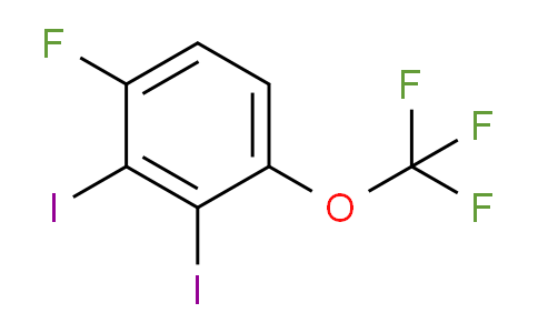 CAS No. 1804519-23-0, 1,2-Diiodo-3-fluoro-6-(trifluoromethoxy)benzene
