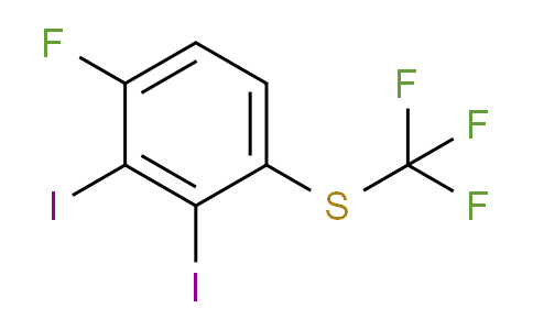 CAS No. 1806396-36-0, 1,2-Diiodo-3-fluoro-6-(trifluoromethylthio)benzene