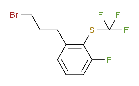 CAS No. 1804159-04-3, 1-(3-Bromopropyl)-3-fluoro-2-(trifluoromethylthio)benzene