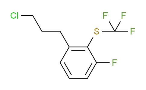 CAS No. 1804179-32-5, 1-(3-Chloropropyl)-3-fluoro-2-(trifluoromethylthio)benzene