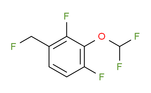 CAS No. 1803776-69-3, 1,3-Difluoro-2-difluoromethoxy-4-(fluoromethyl)benzene