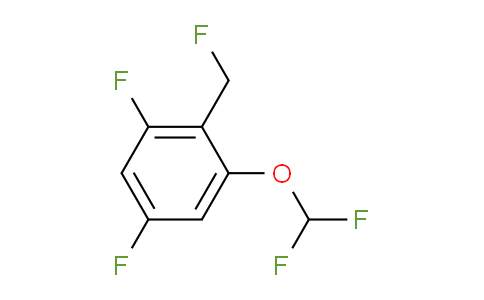 CAS No. 1804896-33-0, 1,5-Difluoro-3-difluoromethoxy-2-(fluoromethyl)benzene