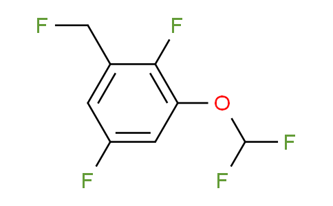 CAS No. 1803850-29-4, 1,4-Difluoro-2-difluoromethoxy-6-(fluoromethyl)benzene
