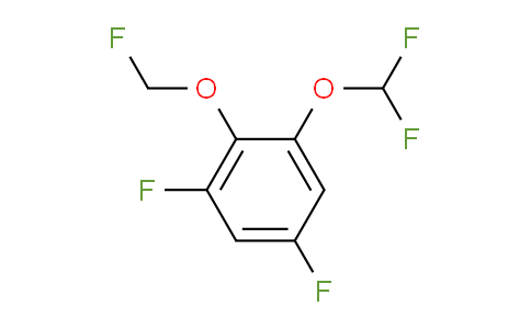 CAS No. 1806358-70-2, 1,5-Difluoro-3-difluoromethoxy-2-(fluoromethoxy)benzene