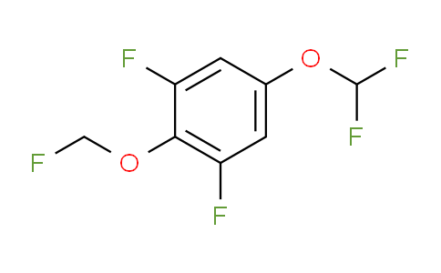 CAS No. 1803785-91-2, 1,3-Difluoro-5-difluoromethoxy-2-(fluoromethoxy)benzene