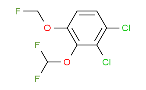 CAS No. 1803806-52-1, 1,2-Dichloro-3-difluoromethoxy-4-(fluoromethoxy)benzene