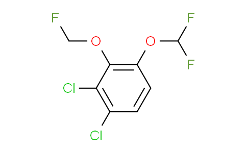 CAS No. 1804884-35-2, 1,2-Dichloro-4-difluoromethoxy-3-(fluoromethoxy)benzene