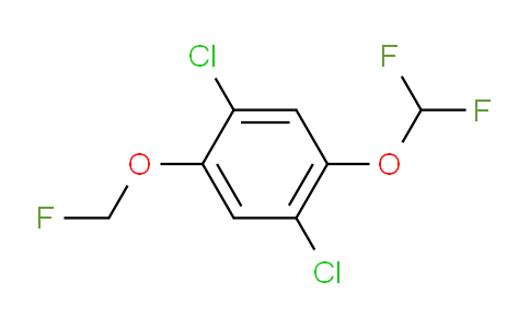 CAS No. 1803714-59-1, 1,4-Dichloro-2-difluoromethoxy-5-(fluoromethoxy)benzene