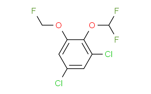 CAS No. 1805125-27-2, 1,5-Dichloro-2-difluoromethoxy-3-(fluoromethoxy)benzene