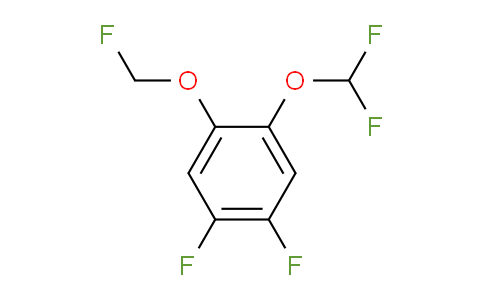 CAS No. 1804415-35-7, 1,2-Difluoro-4-difluoromethoxy-5-(fluoromethoxy)benzene
