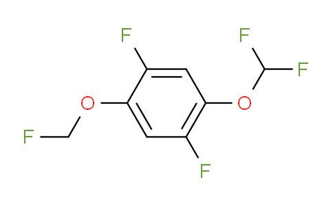 CAS No. 1803833-44-4, 1,4-Difluoro-2-difluoromethoxy-5-(fluoromethoxy)benzene