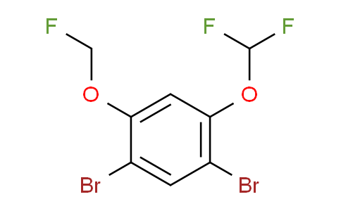 CAS No. 1803815-00-0, 1,5-Dibromo-2-difluoromethoxy-4-(fluoromethoxy)benzene