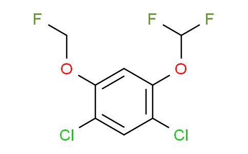 CAS No. 1803806-54-3, 1,5-Dichloro-2-difluoromethoxy-4-(fluoromethoxy)benzene