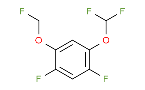 CAS No. 1806358-64-4, 1,5-Difluoro-2-difluoromethoxy-4-(fluoromethoxy)benzene