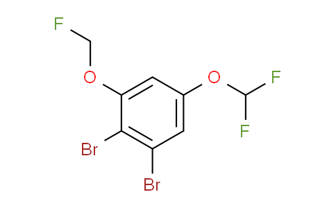 CAS No. 1803814-92-7, 1,2-Dibromo-5-difluoromethoxy-3-(fluoromethoxy)benzene